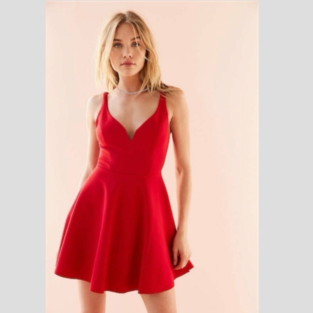 Urban Outfitters Red Mini Dress